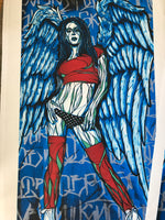 Oversized Blue Lady Print - Signed and Numbered by NORM